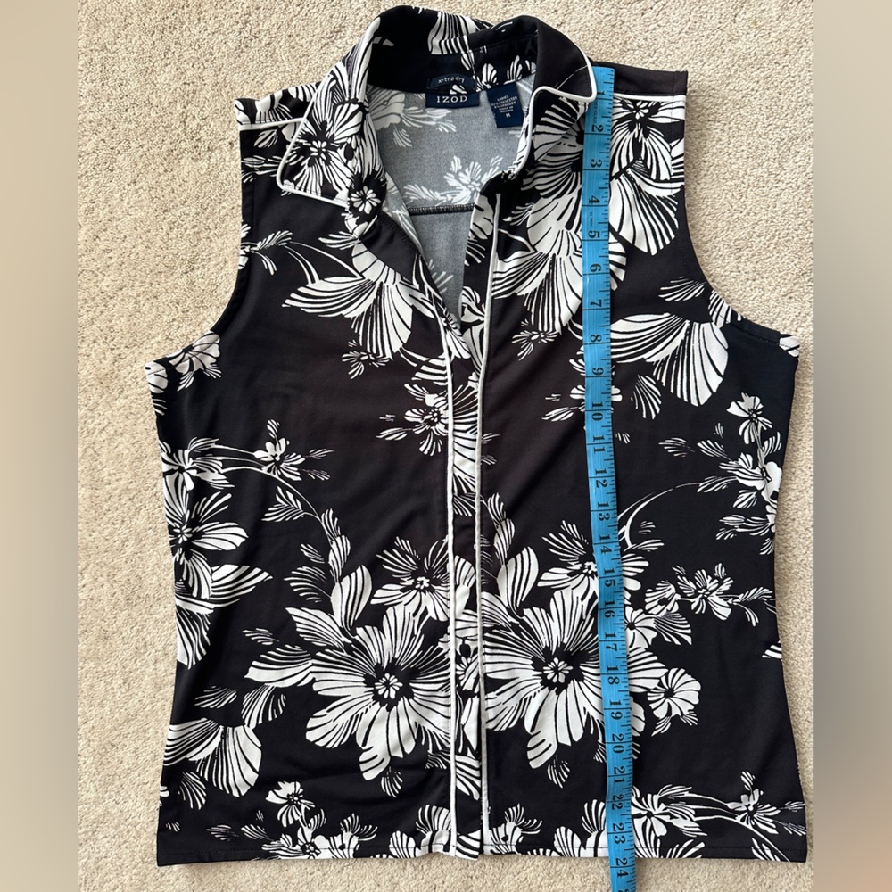Izod Black and Gray Patterned Shirt - Picture 4 of 6